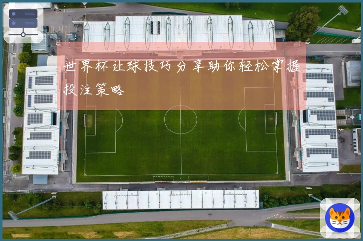 世界杯让球技巧分享助你轻松掌握投注策略